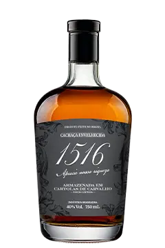 [PROD-0010] Cachaça 1516 Ouro Extra Premium Carvalho Edição Especial 750ml 40%Vol