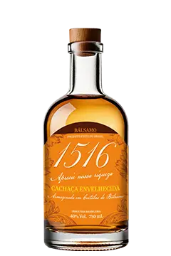 [PROD-0006] Cachaça 1516 Ouro envelhecida em Balsamo 750ml 40%Vol